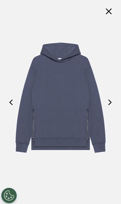 John Elliott Mens New Hooded Villain in Lapis (Size S 1)
