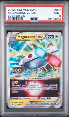 PSA 9 Pokemon Magnezone VSTAR 057/196 (EN)