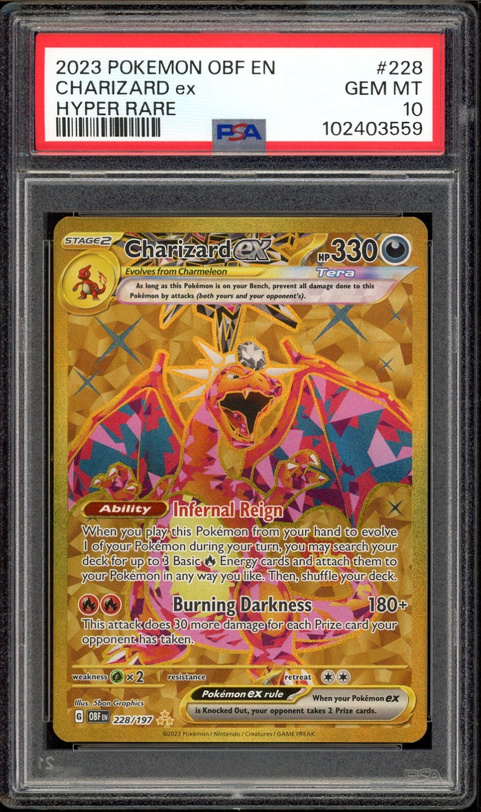 PSA10 リザードンex SR Charizard ☆PSA10☆【リザードンex/SR】CHARIZARD ex 125/108 - メルカリ