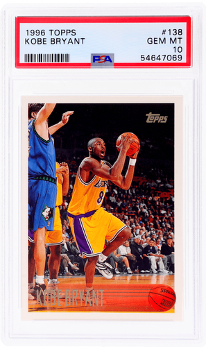 1996 Topps Kobe Bryant #138 PSA 10 Rookie RC | eBay