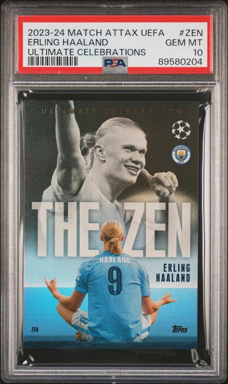 ERLING HAALAND THE ZEN ULTIMATE CELEBRATION - PSA 10 RARE ERLING HAALAND THE ZEN ULTIMATE CELEBRATION - PSA 10 RARE