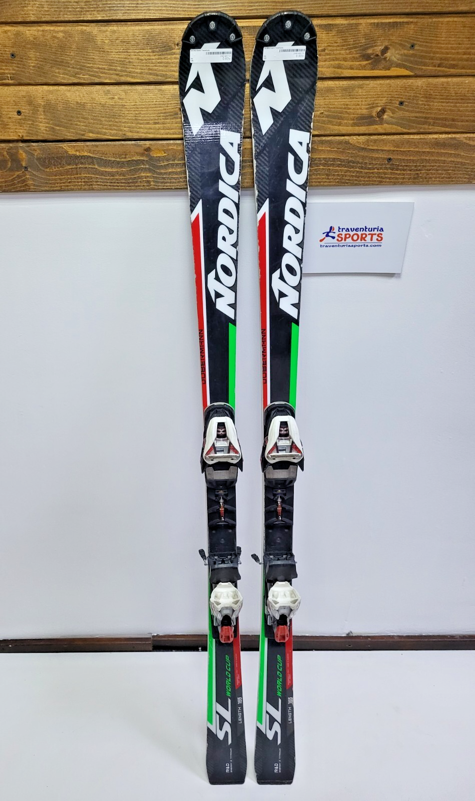 NORDICA DOBERMANN W.C SL＋MARKER XCELL16 Nordica Dobermann WC SL 165 cm Ski + Marker 16 Bindings