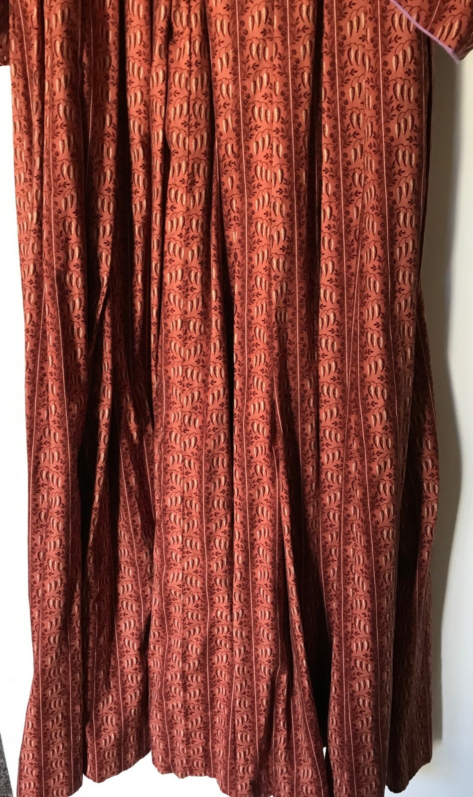 LADIES SIZE 12 CIVIL WAR ERA STYLE CAMP DRESS - LIVING HISTORY / PRAIRIE