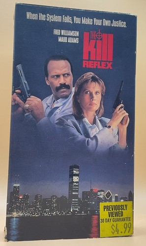 The Kill Reflex VHS 1990 Fred Williamson Blockbuster