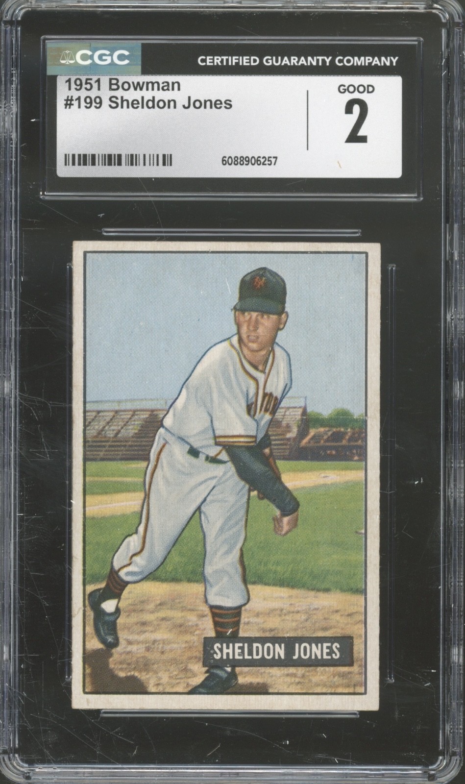 1951 Bowman Baseball Set-Break #199 Sheldon Jones Good CGC 2