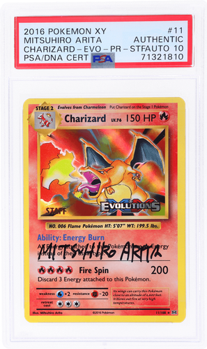 2016 Pokemon XY Evolutions Mitsuhiro Arita PSA Auth/10 | eBay