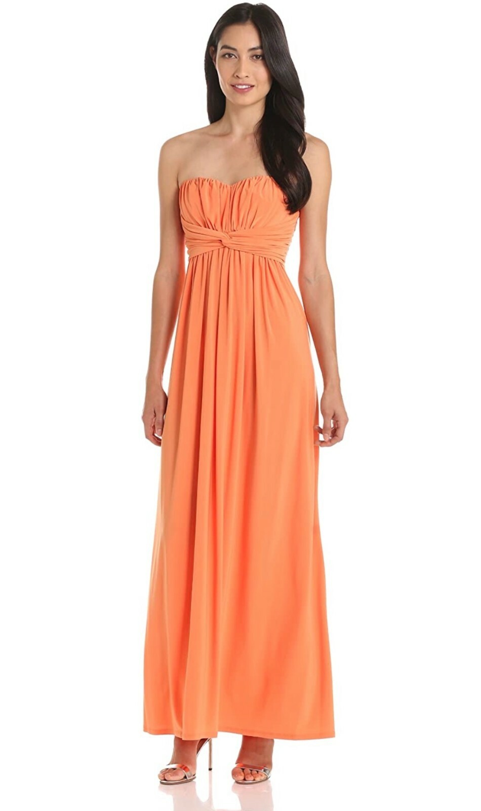 

Jessica Simpson NWT Элегантное платье макси без бретелек MELON ORANGE, размер, Оранжевый, Elegant