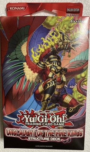 遊戯王　ONSLAUGHT OF THE FIRE KINGS 初版 Yugioh Onslaught Of The Fire King 1st Edition Structure Deck