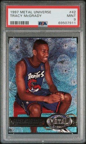 【PSA10】1997 l Universe Tracy McGrady Tracy McGrady 1997 Bowman's Best Base Price Guide - Sports