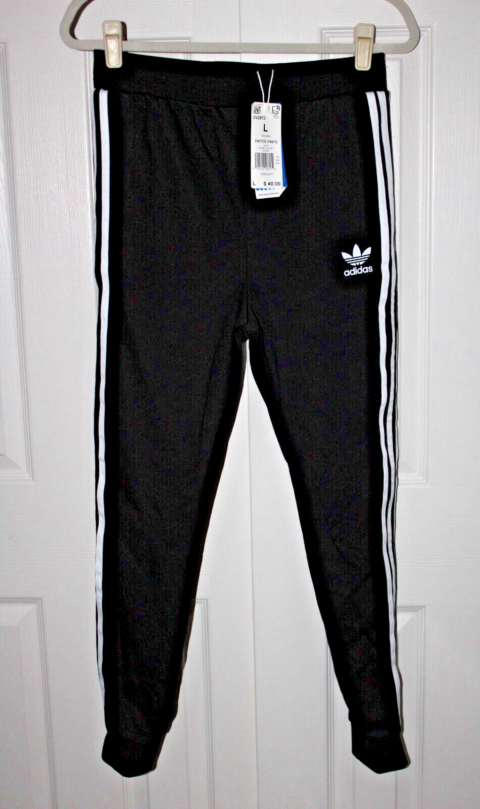 パンツ Adidas Big Trefoil Track Pants adidas originals Big Trefoil Track Pants Men Black logo FM9898
