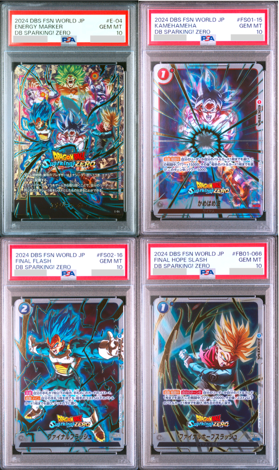 PSA 10 Dragon Ball Card Game Fusion World Energy Marker PSA 10 Dragon Ball Card Game Fusion World Energy Marker