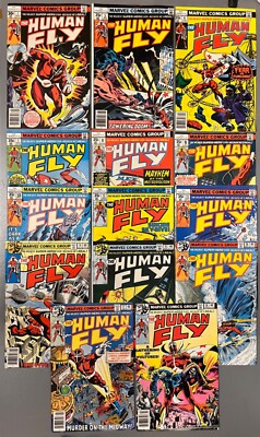 LOT-14 The Human Fly #1 5 6 7 8 9 10 12 13 14 15 16 17 18 HIGH GRADE MARVEL