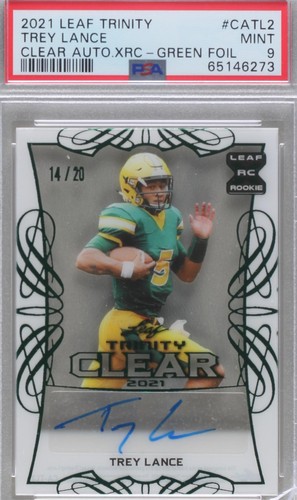 2021 Leaf Trinity Trey Lance #CA-TL2
