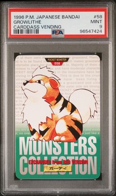Growlithe PSA 9
