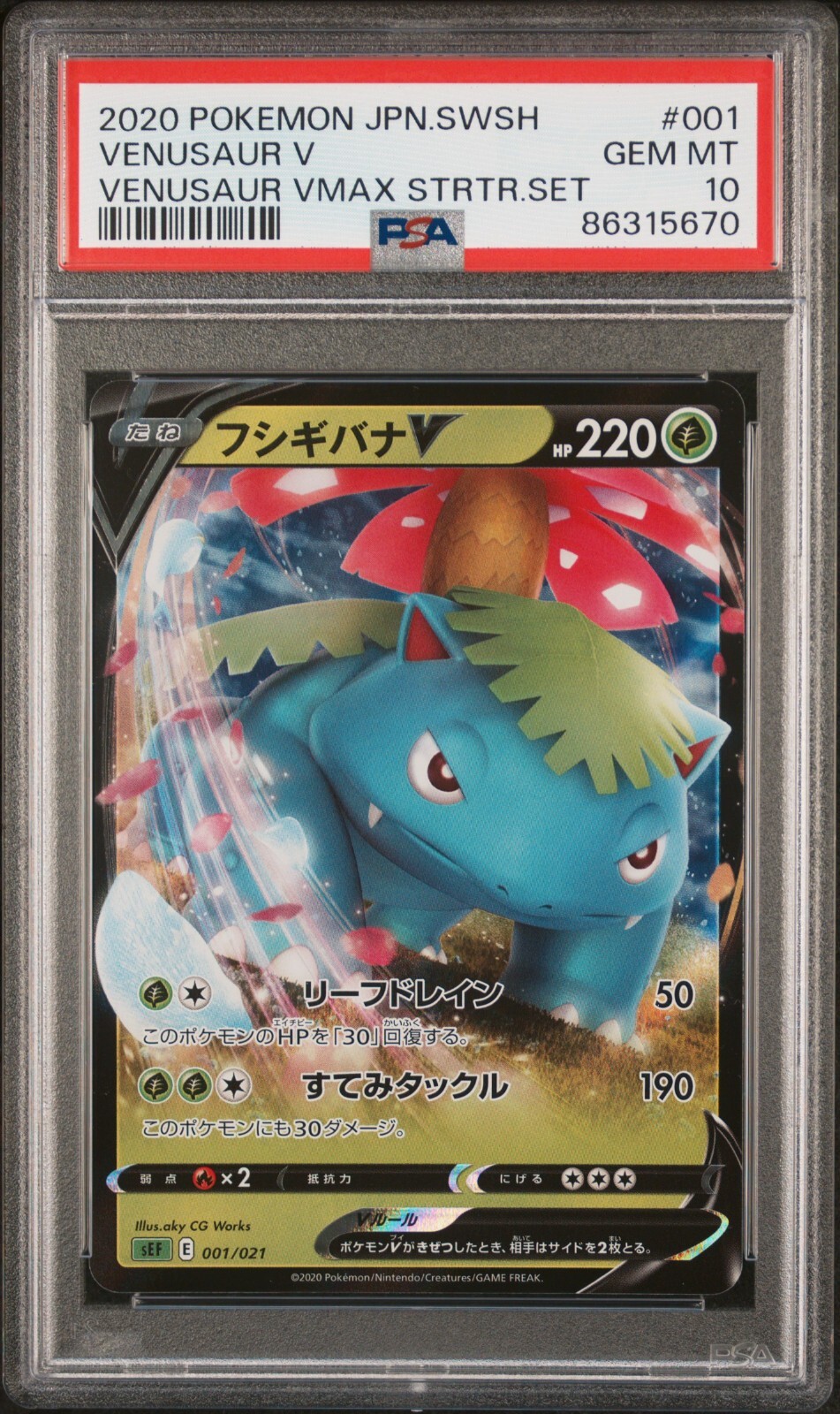 シャワーズV PSA10 2020 Pokemon Japan SWSH Full Art Charizard V PSA 10 Gem Mint