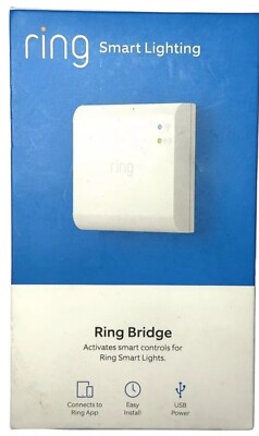 Ring Smart  Home Lighting WiFi Bridge Security Factory Sealed