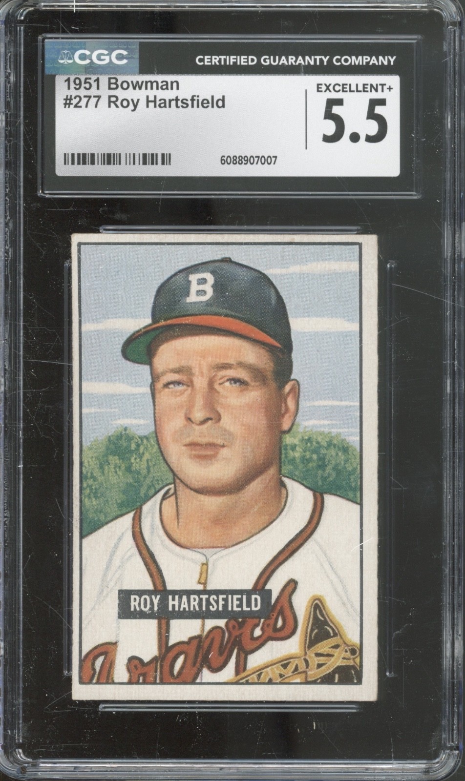 1951 Bowman Baseball Set-Break #277 Roy Hartsfield RC Rookie EX+ CGC 5.5