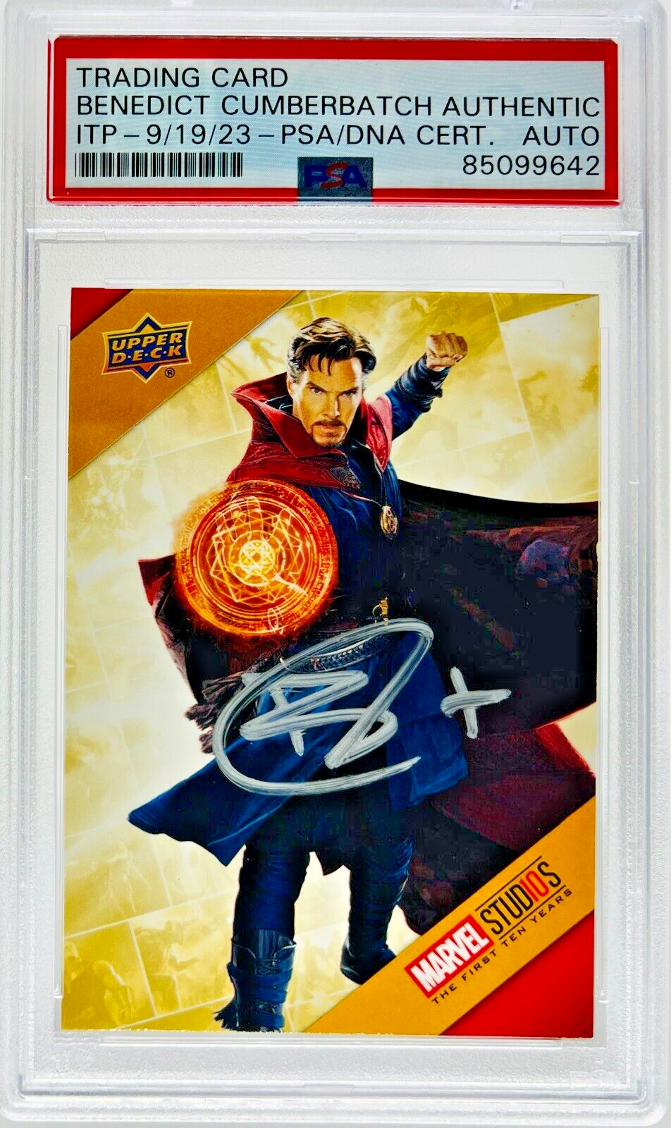 その他 upper deck marvel DOCTOR STRANGE auto 2018 Upper Deck Signed Benedict Cumberbatch Dr. Strange