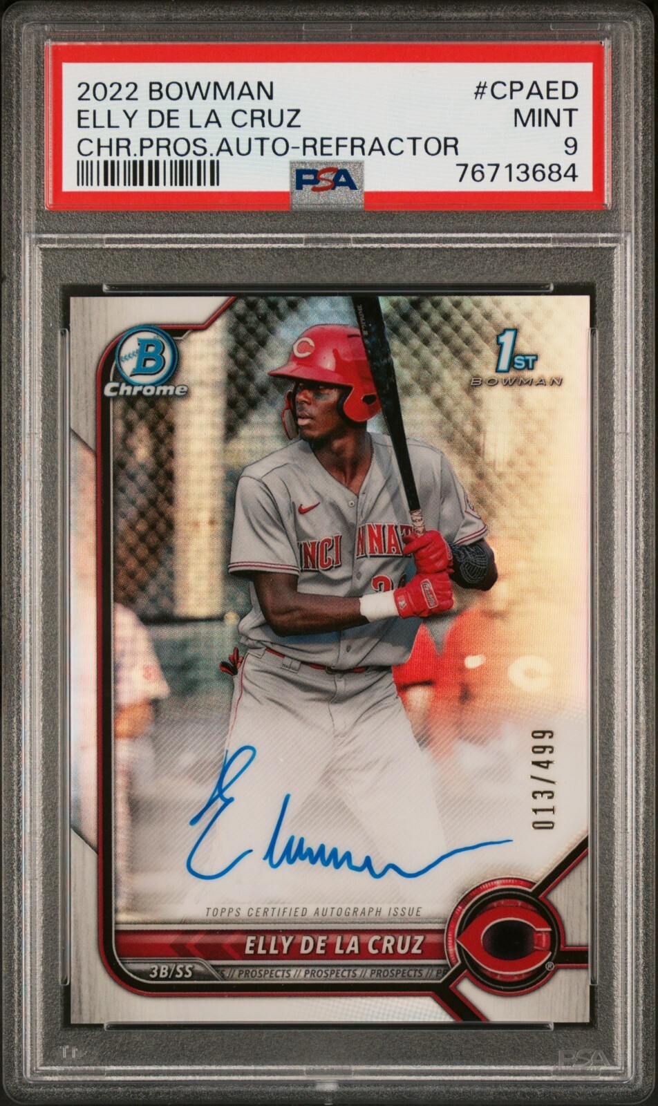 Elly De La Cruz MLB エリーデラクルーズ　PSA10 Amazon.com: Graded Psa 10 Elly De La Cruz Baseball Rookie