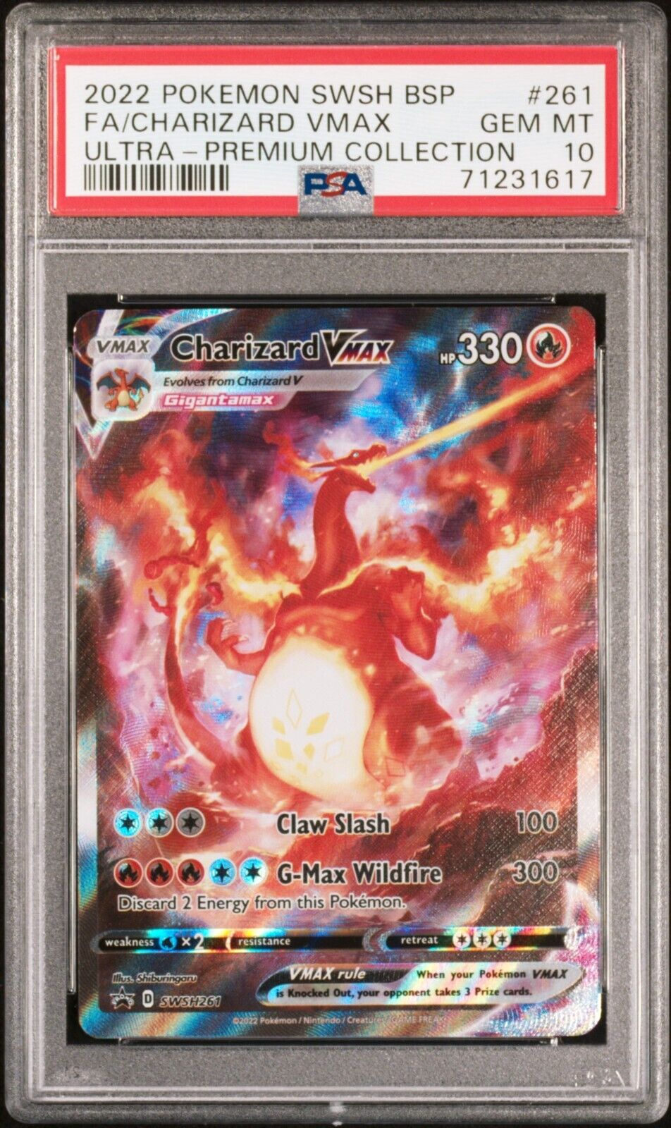 2022 POKEMON SWSH BLACK STAR PROMO #261 FULL ART/CHARIZARD 2022 POKEMON SWSH BLACK STAR PROMO #261 FULL ART/CHARIZARD