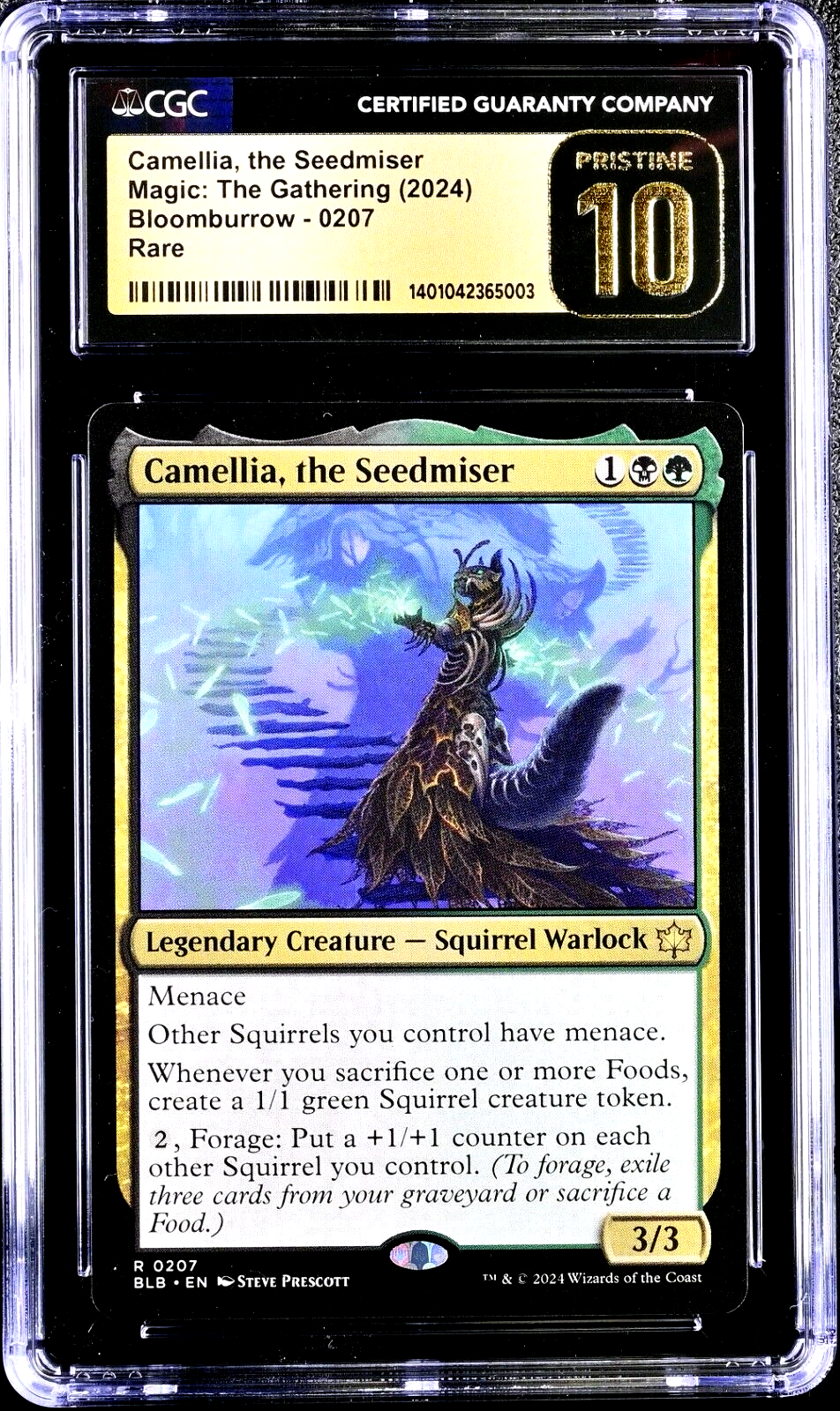 MTG Magic the Gathering Bloomburrow Camellia the Seedmiser