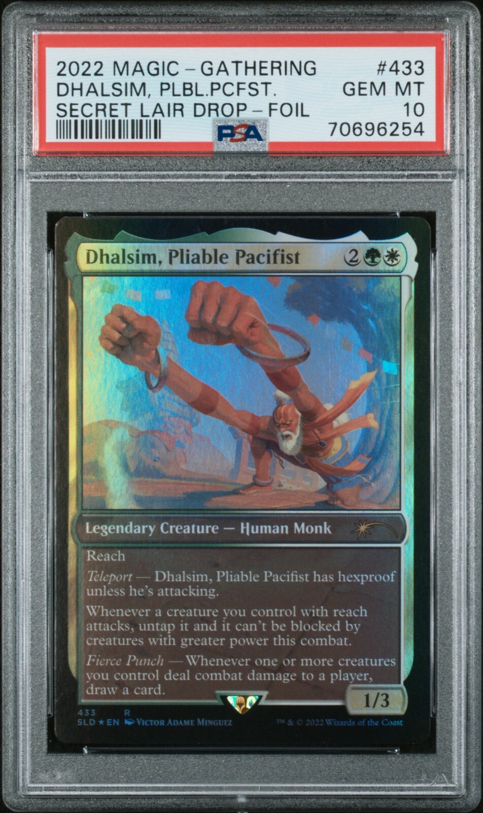 マジック：ザ・ギャザリング 2022 Magic: The Gathering Dhalism, Pliab DHALSIM PLIABLE PACIFIST Magic Secret Lair Foil Mtg Steet