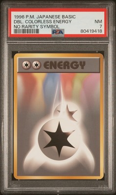 Double Colorless Energy PSA 7