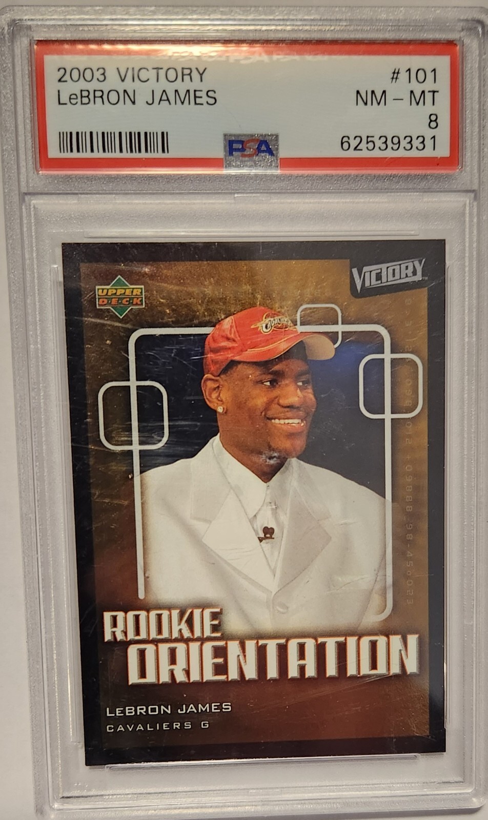 2003-04 LeBron James Upper Deck Victory Rookie Orientation