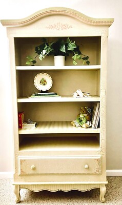AFK Art For Kids French Bookcase Hand Painted Enchanted Forest Nursery Office