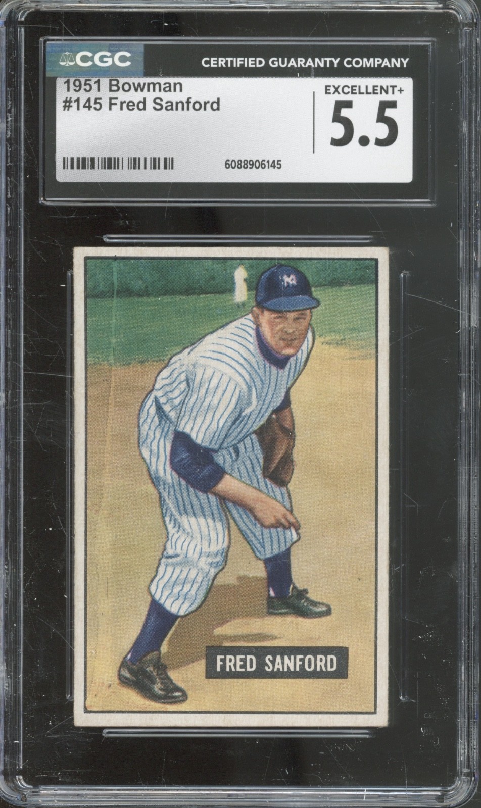 1951 Bowman Baseball Set-Break #145 Fred Sanford EX+ CGC 5.5