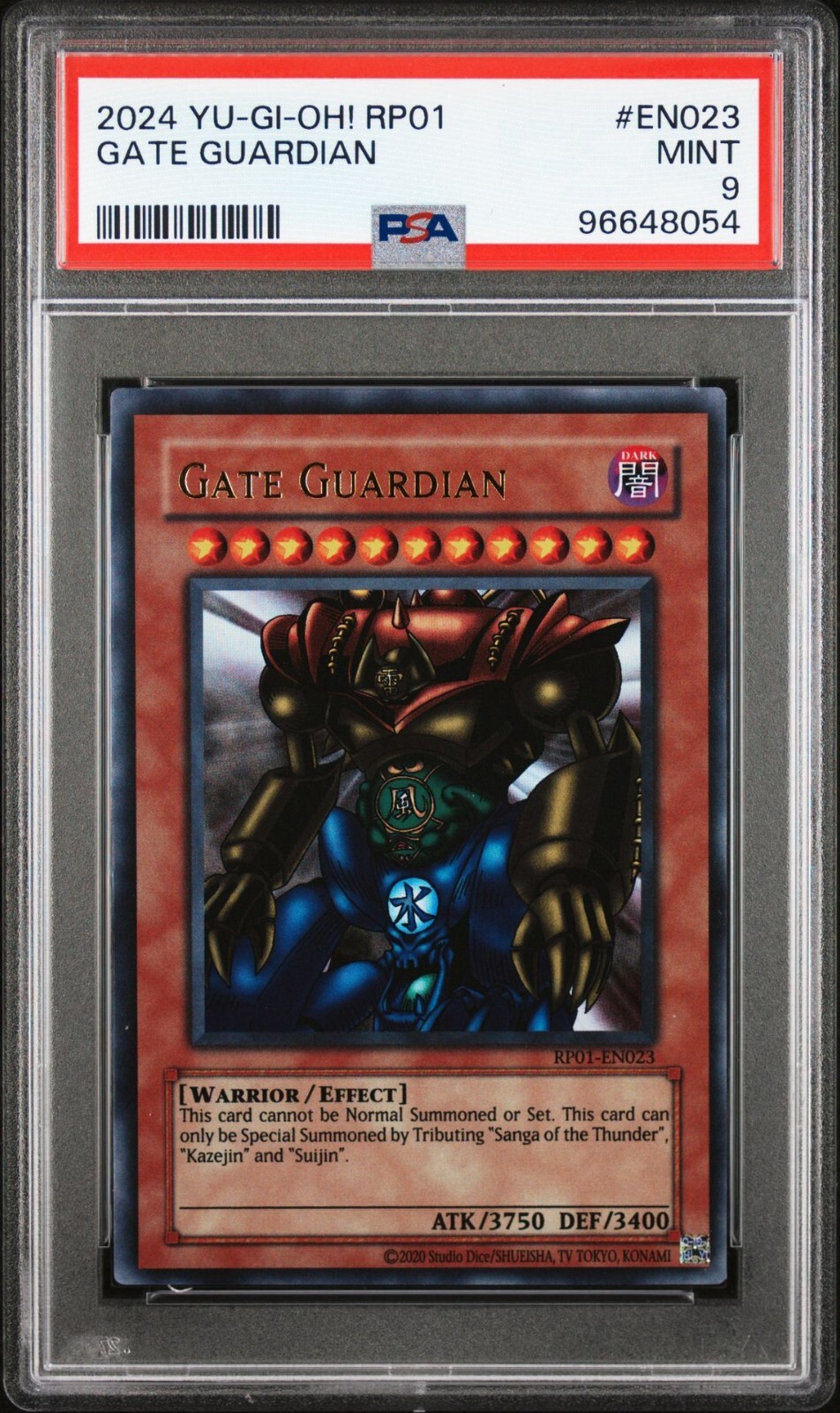 PSA 9 Gate Guardian RP01-EN023 Retro Pack Unlimited | eBay