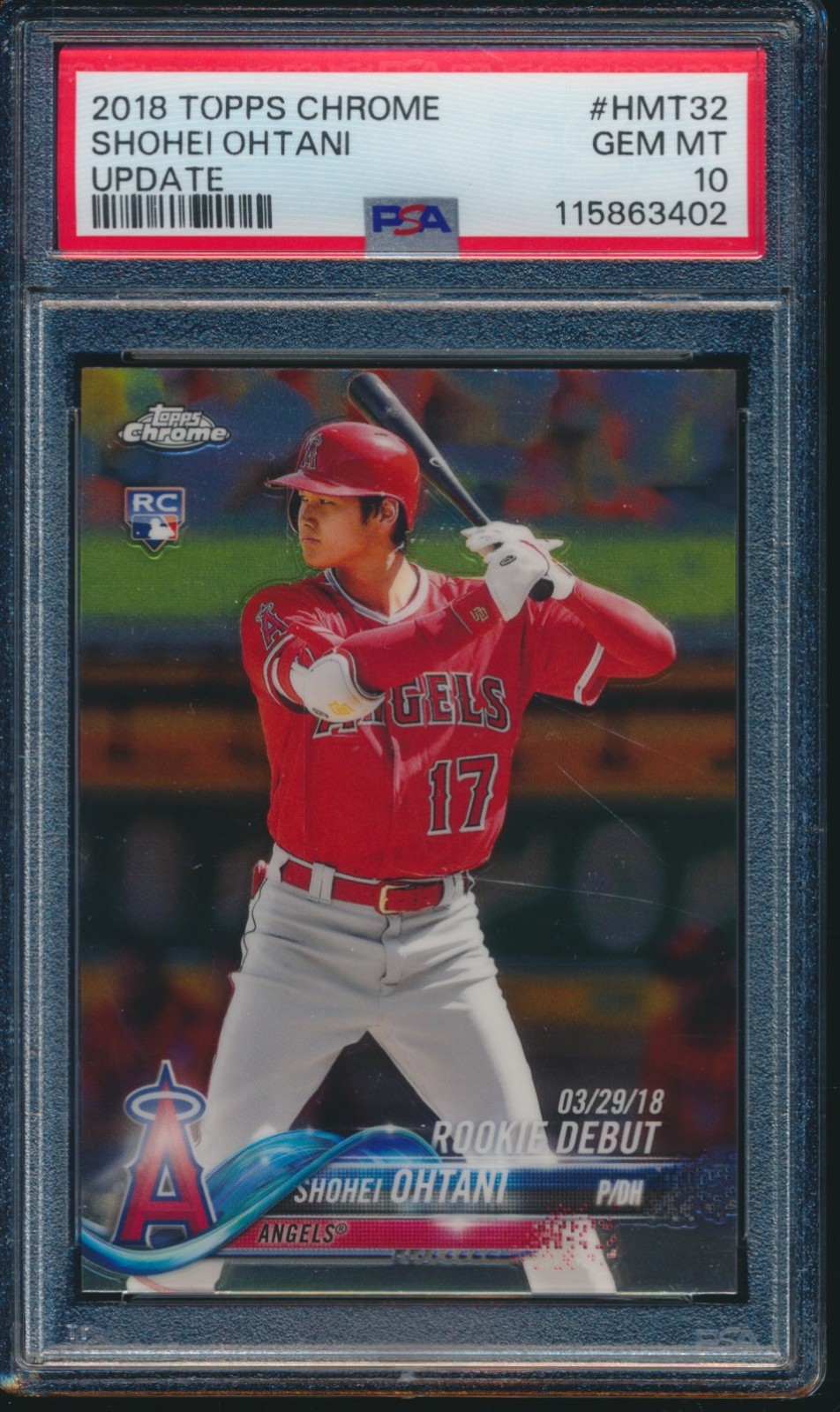 ゲームセンター・ゲームカード 2018 Topps Chrome Shohei Ohtani PSA WBC s-l400.jpg