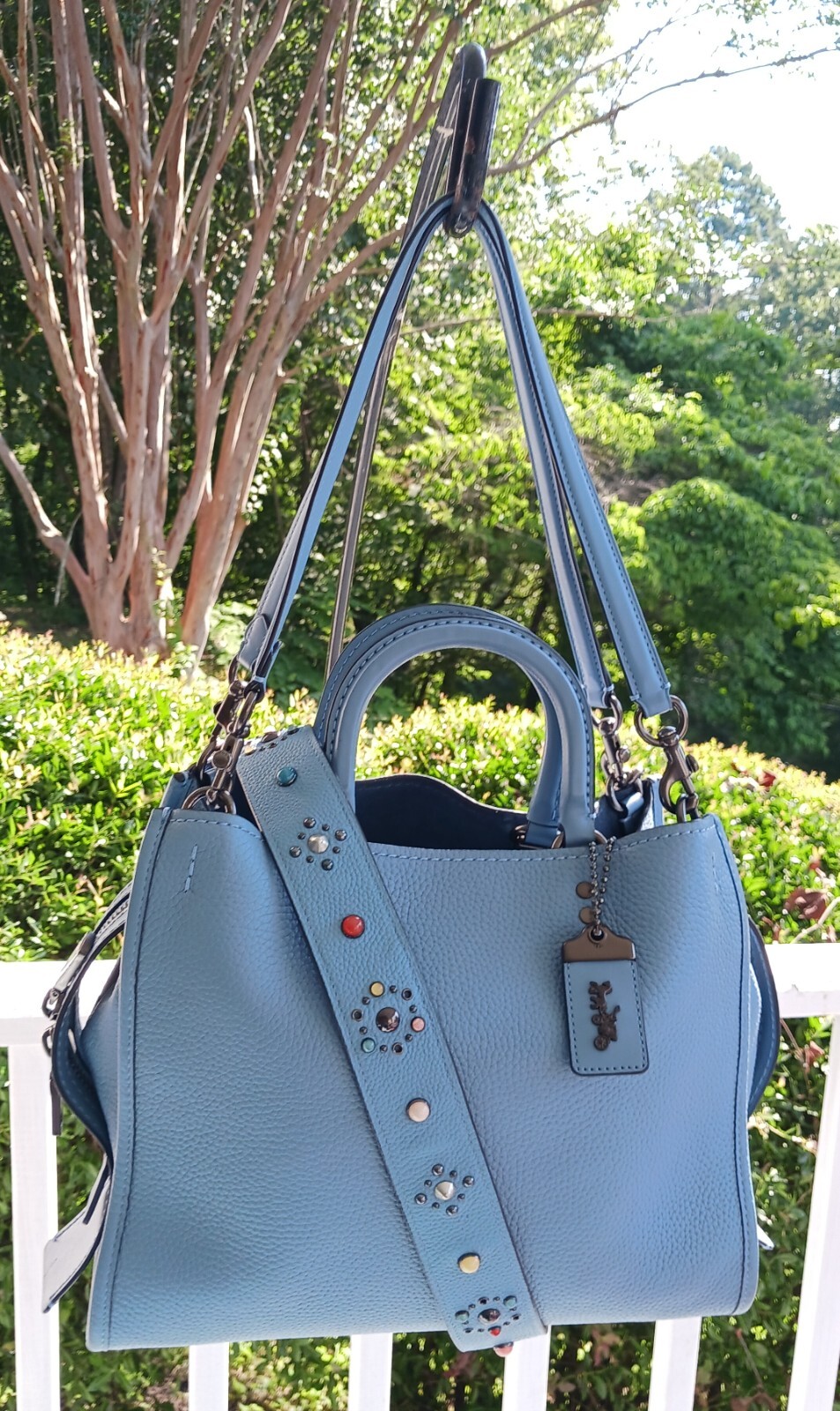 コーチ ローグ 2way 1941 ハンドバッグ ショルダーバッグ 38124 COACH オールドコーチ 金馬車 2way ショルダー ハンドバッグ 黒