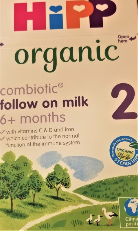 2-Boxes-Hipp-Organic-Combiotic-Follow Up-Infant-Stage-2-Uk-Version-800g  