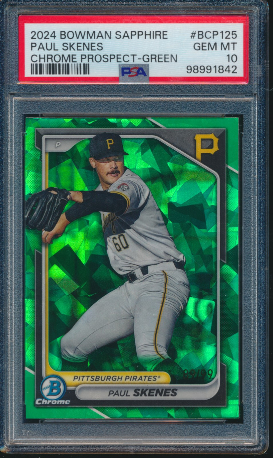 シングルカード Topps - PSA 10 Bowman Paul Skenes My 1st Bowman PSA 10 PAUL SKENES 1st 2023 Bowman Draft Paper PIRATES