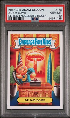 2017 Garbage Pail Kids Adam-Geddon Nuclear 17a Adam Bomb PSA 10 GPK MINT Topps