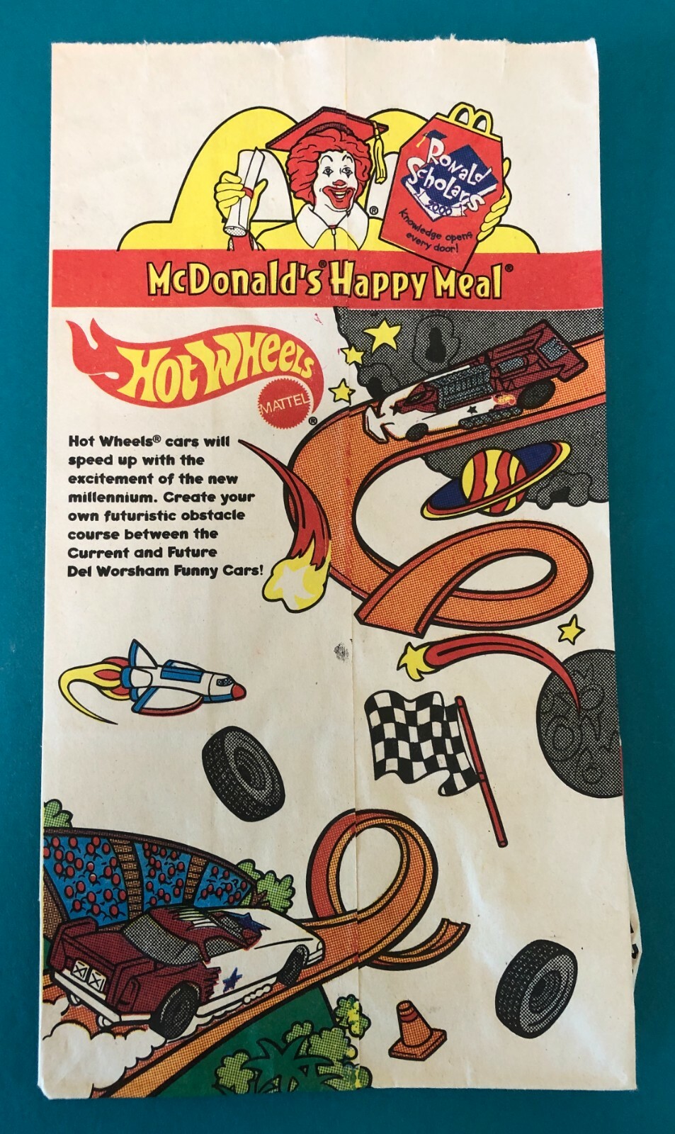 sexy toon funs millennium Hot Wheels Current and Future Del Worsham Funny C 2000 McDonald's Happy  Meal Bag | eBay
