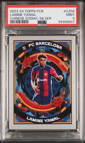 ヤマル 直筆サイン 2024 Topps Dragon Yamal RC】ラミン・ヤマル 直筆サイン 2024 Topps Barcelona - メルカリ