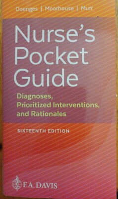Nurse's Pocket Guide : Diagnoses, Prioritized Interventions, and Rationales...