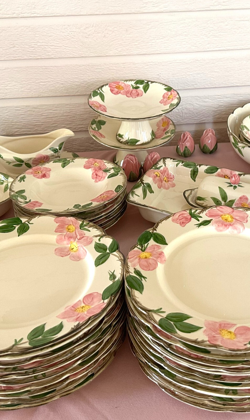 vintage franciscan desert rose dishes sets dinnerware