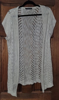 Women s Maurices Tan Beige Duster Cover Open Front 