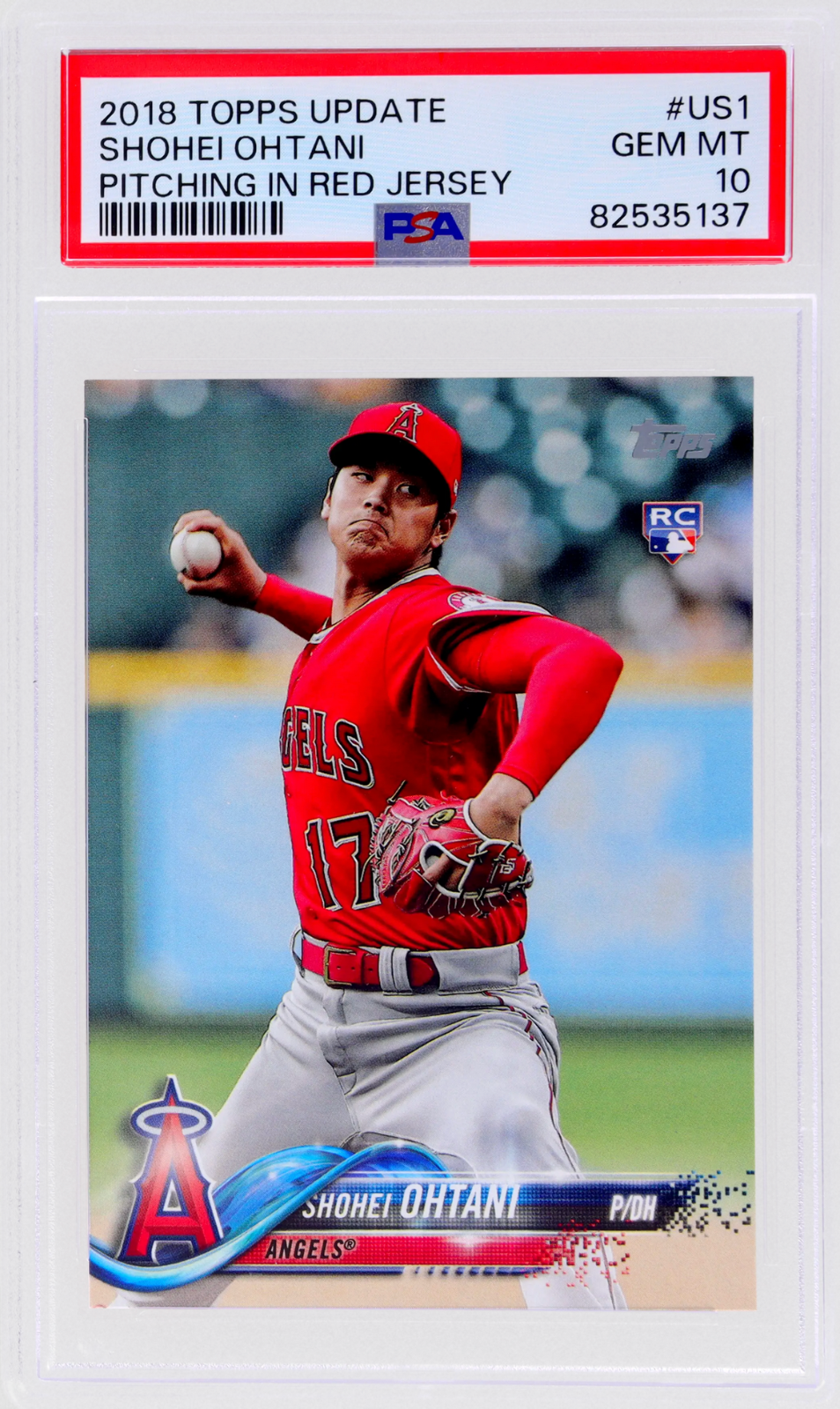 2018 TOPPS #US1 大谷 翔平 ルーキーカード 2018 TOPPS #US1 大谷 翔平