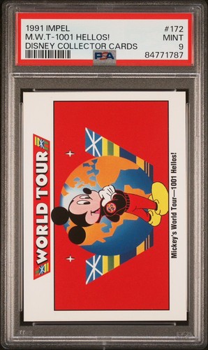 ♥激レア♥　1991 インペルディズニー ミッキーズワールドツアー 1001 1991 Impel Disney Collector Cards World Tour Mickey Mouse