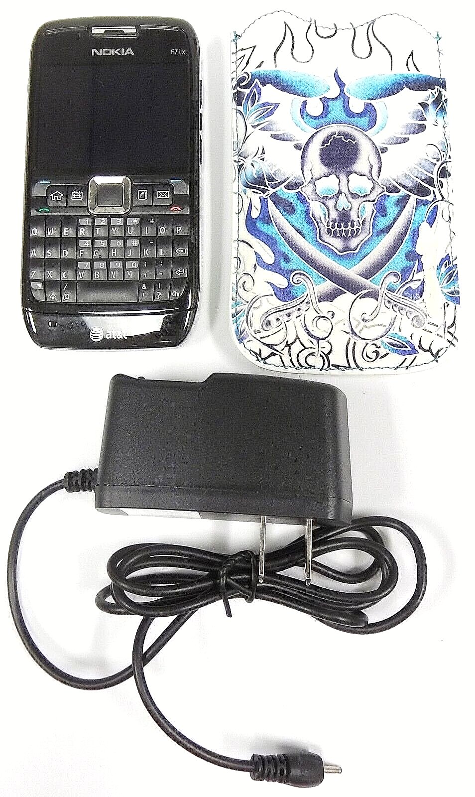 Nokia E71x / E71 X - Black and Silver ( AT&T ) Rare Cellular