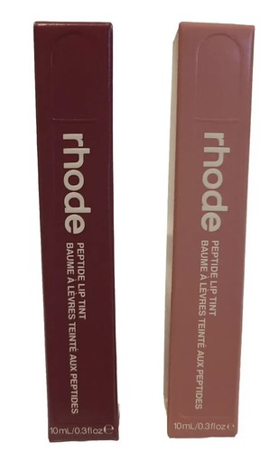 Rhode Skin Peptide Lip Tint Set in Raspberry Jelly + Ribbon