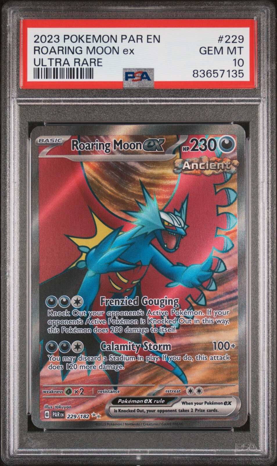 PSA 10 トドロクツキ　タケルライコ　連番　Roaring Moon PSA 10 トドロクツキ タケルライコ 連番 Roaring Moon