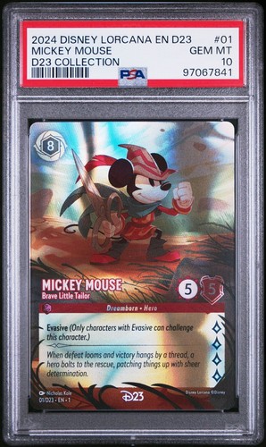 ※nao※ ロルカナ Lorcana Mickey foil PSA10 PSA10 Disney Lorcana Mickey Mouse foil Card 115/204 English
