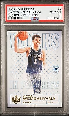 2023 Panini Court Kings In Progres 2 Victor GEM MINT RC 