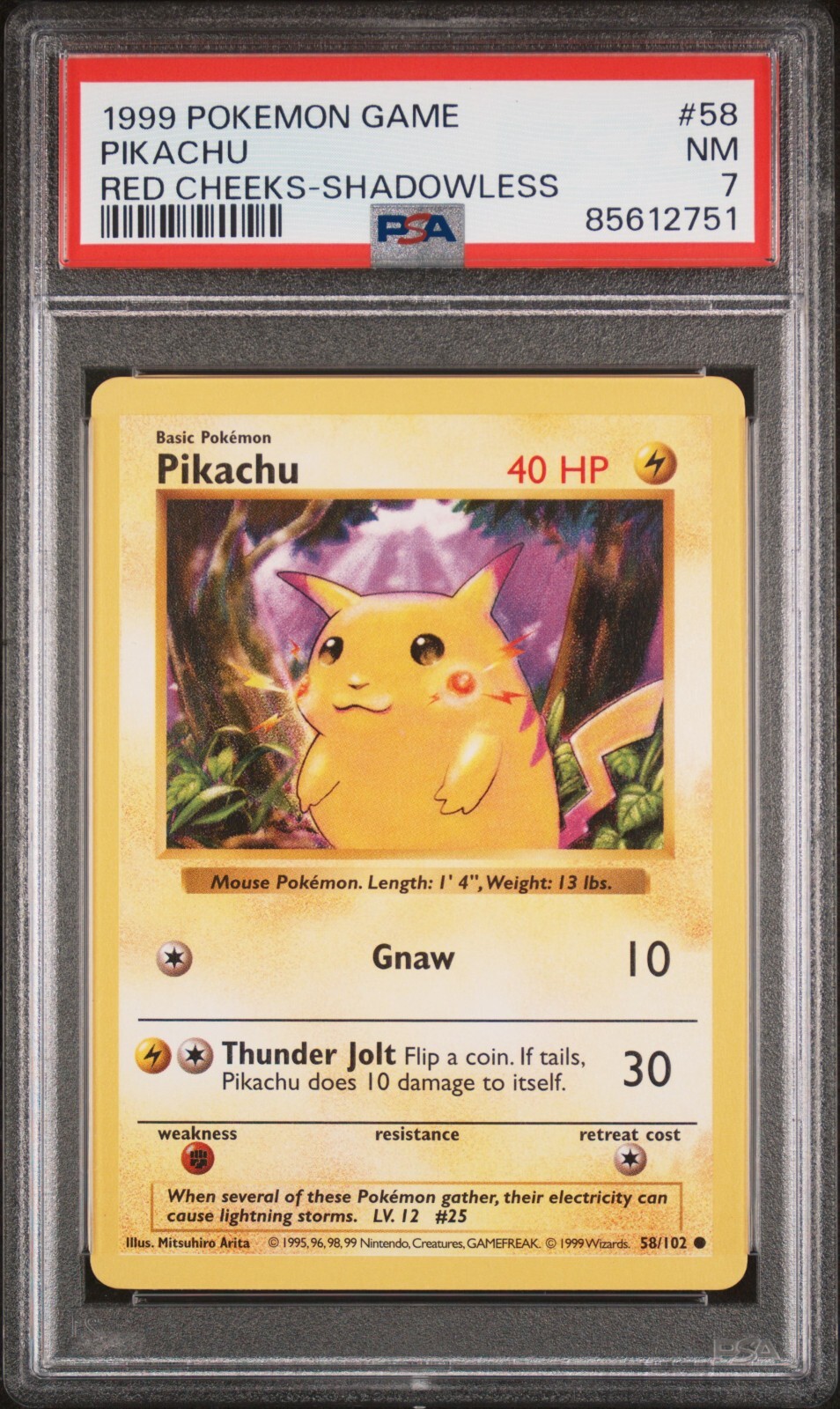 レッドチーク ピカチュウ psa 9 psa9 レッドのピカチュウ - メルカリ