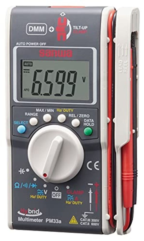 Sanwa PM33a Hybrid Multimeter - Clamp Sensor Mini Electric Tester Instrument New